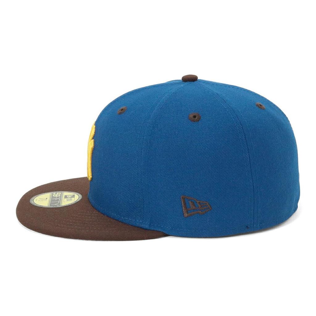 New Era newera Cap 59FIFTY 70923198 NER36C4705 MLB New York Yankees NY BlueBurntwood Blue 7 18 SIDE PATCH 2-Tone UNDER VISOR SNEAKERS ONSPOTZ