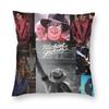Singer M-Michael Jackson Dangerous Pillowcase Printing Fabric Cushion Cover Decorative Pillow Case Cover Sofa 40*40Cm