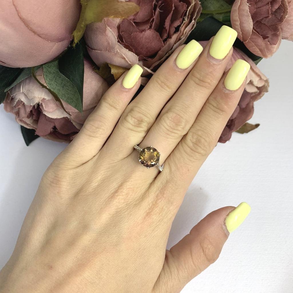 Silver Ring with Nano Ametrine (2089056) 4.49 Gr. 925 Samples