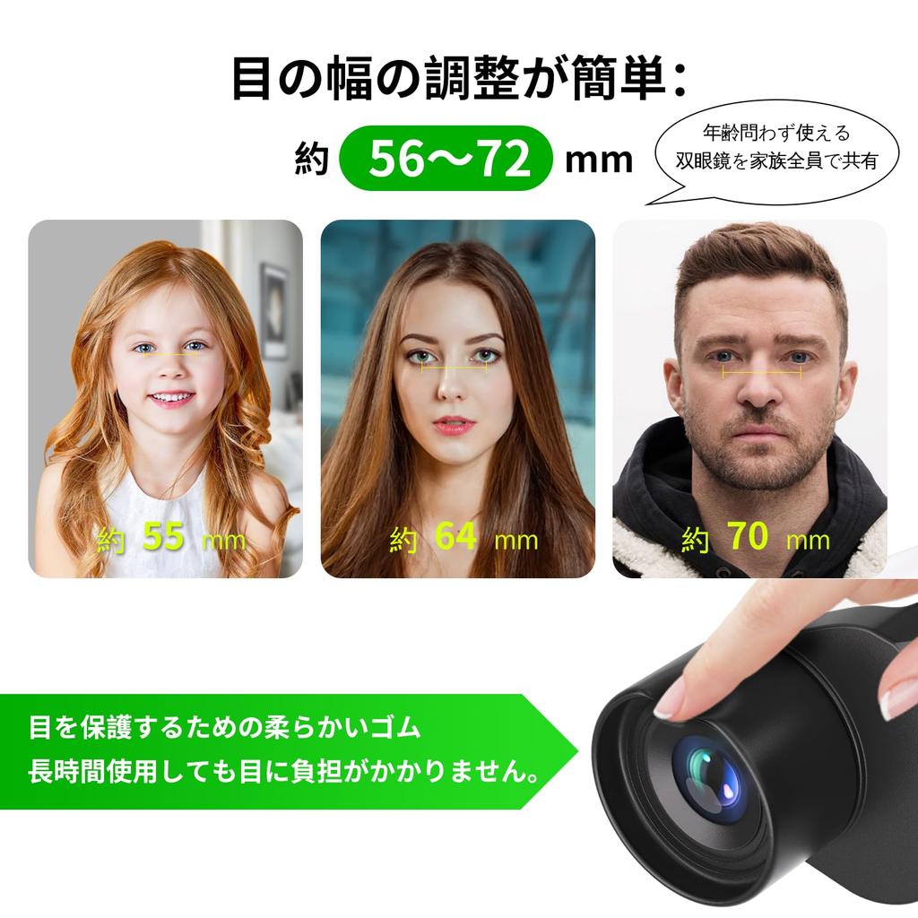 Binoculars for Live Performances, 10x Magnification, Anti-Vibration, Ideal for Watching Sports, Mountaineering, Travel, Outdoor Activities, and