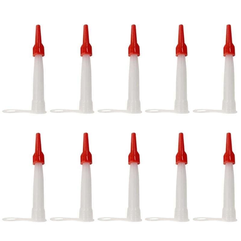 

10Piece Construction Sealant Applicator Set Silicone Nozzle Tips Compatible for Standard Caulking Adhesive Projects 1
