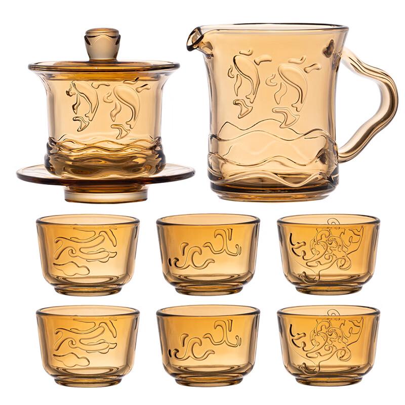 Wuzuo Elegant Glass Tea Set