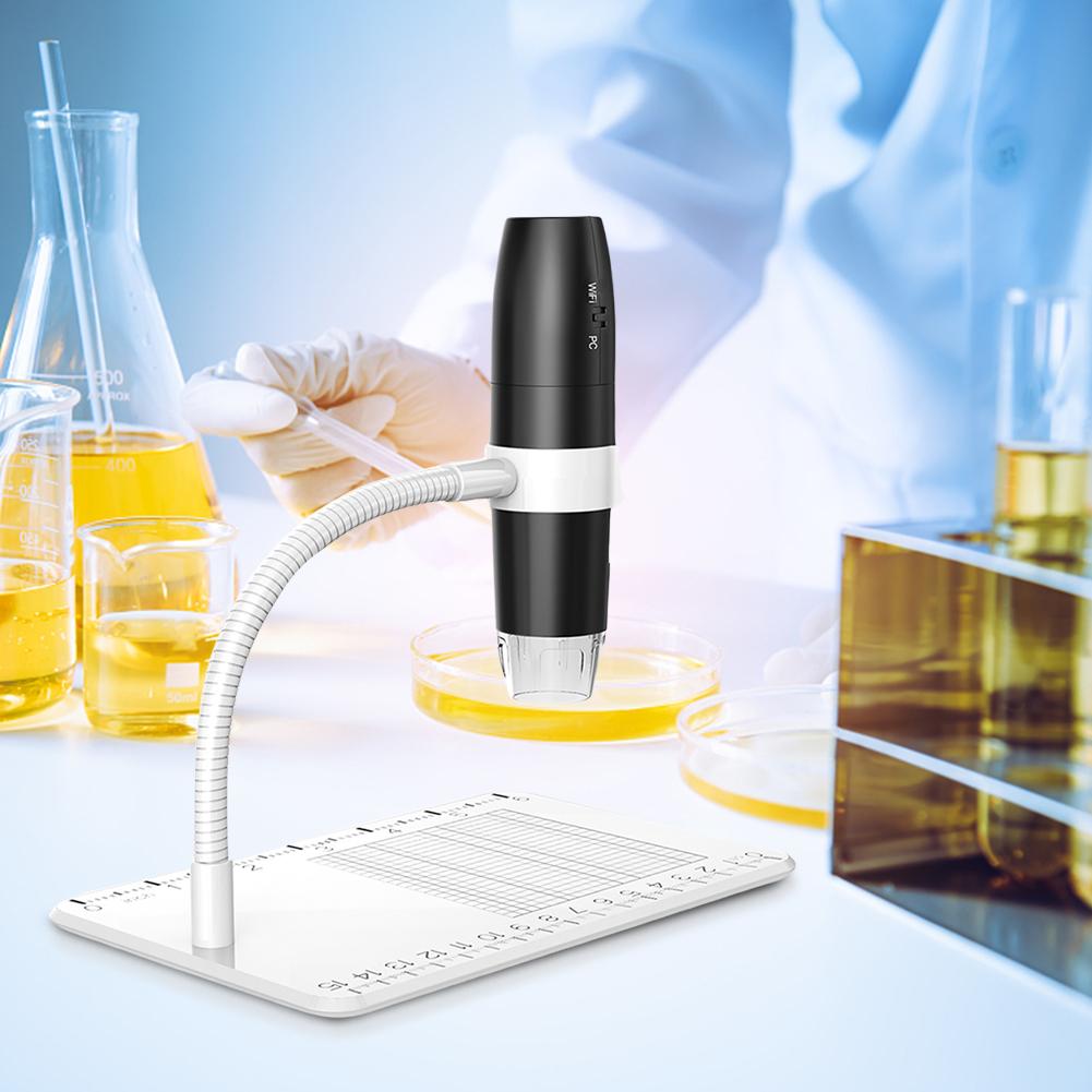 1000X WiFi USB Digital Microscope Electronic Microscope 2MP 1080P 4.3inch Screen Biological Microscope Soldering Coin Microscope