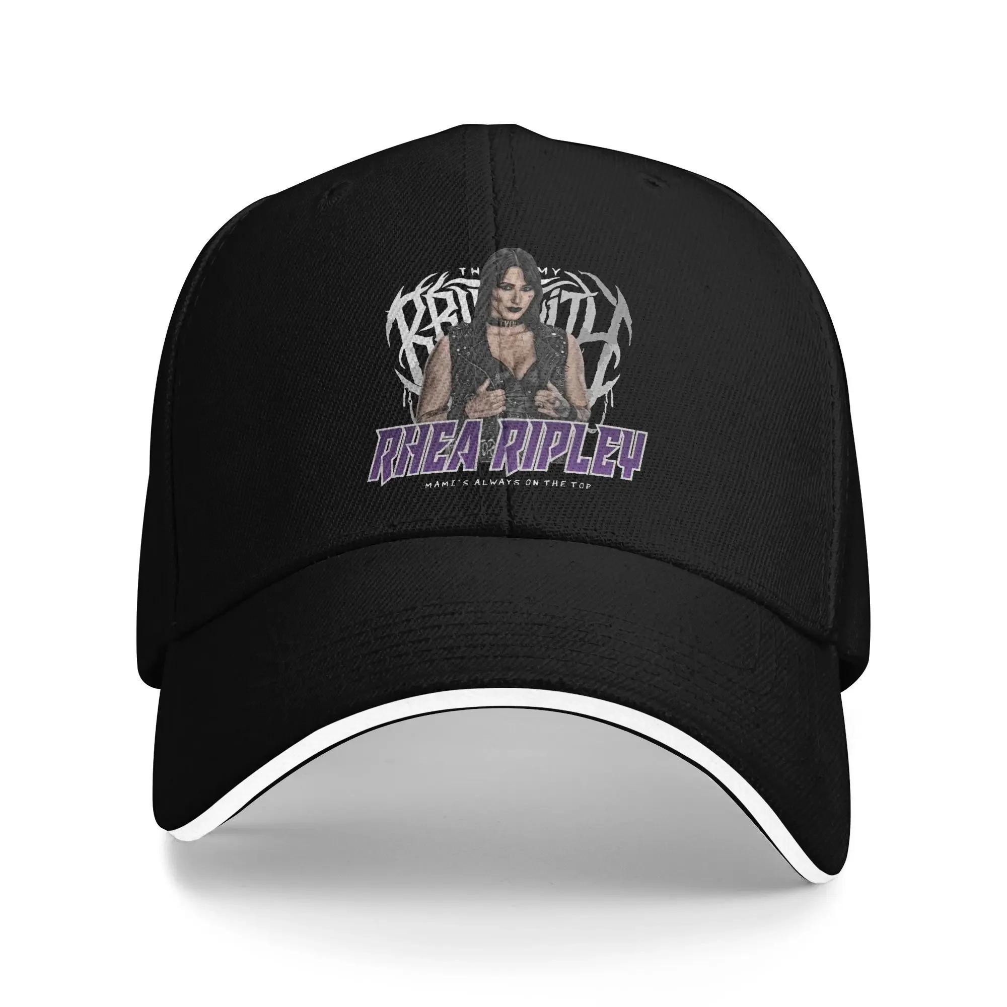 

Bootleg Design Rhea Ripley Wrestling Wrestler Baseball Cap Couple Women Design Trucker Hat Summer Dropshipping Baseball Caps One Size