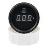 52mm Digital Voltmeter With Red Backlight Volt Meter Indicator Voltage Gauge For Marine Boat Car LED Dislay Gauge 12V 24V