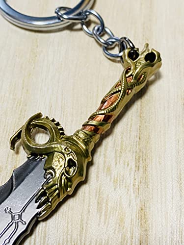 10cm Final Form Blades of Chaos God of War Ragnarok Sword Mini Weapon Accessory Keychain Decor Paper Knife God of War PS4 PS5