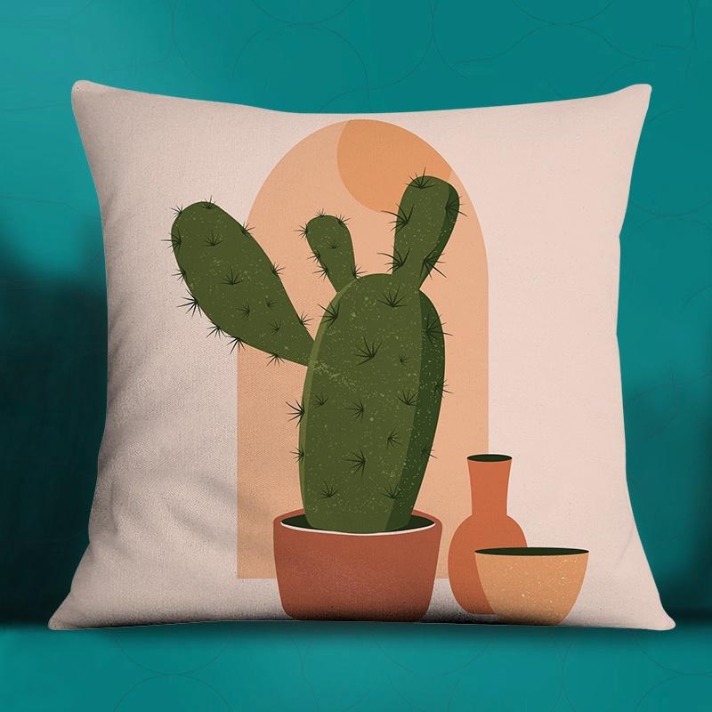 Fashion Classic Square Decorative Pillowcase Geometric Pattern Living Room Sofa Cushion Pillow Home Decor