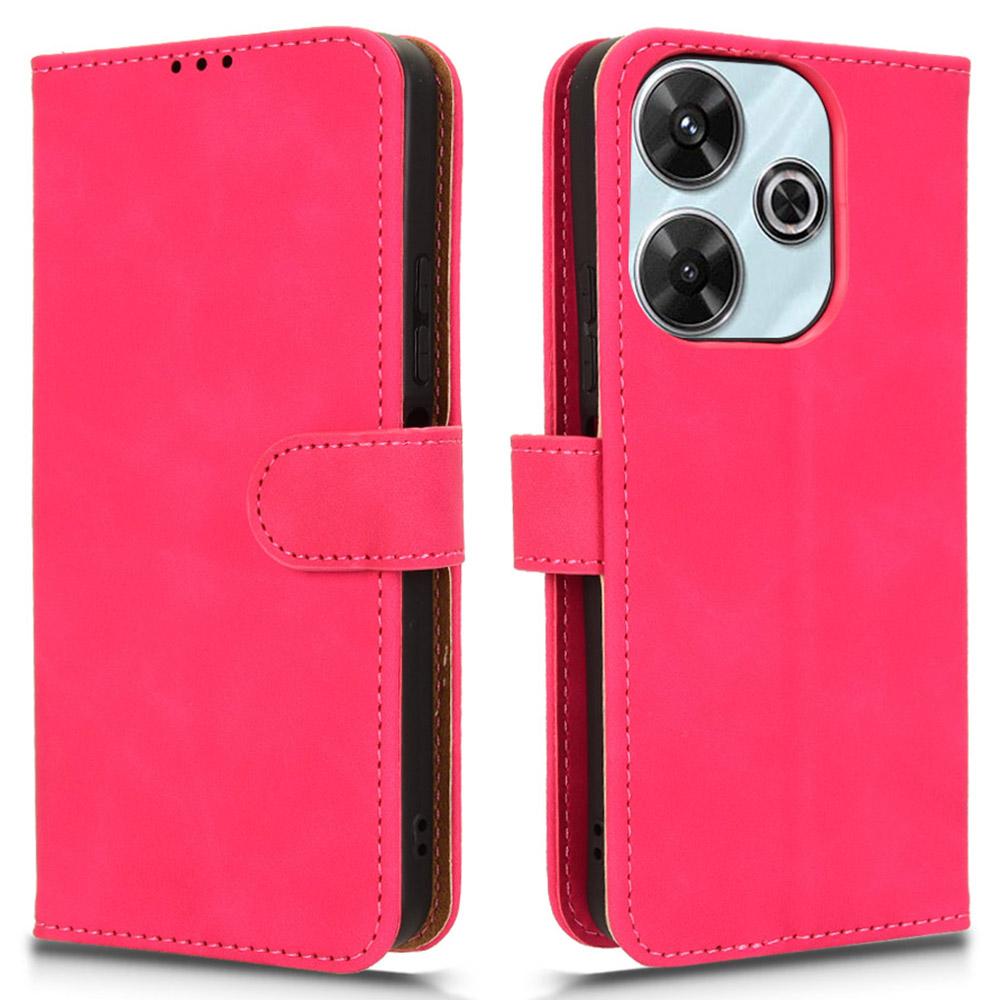 For Xiaomi Redmi 13 5G/13 4G/Note 13R 5G Case Scratch-Proof PU Leather Flip Phone Cover