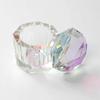 Luxurious Artificial Crystal Nail Brush Cleaner With Scratch Resistant Surfaces Crystal Glass Dish For Salon Use
