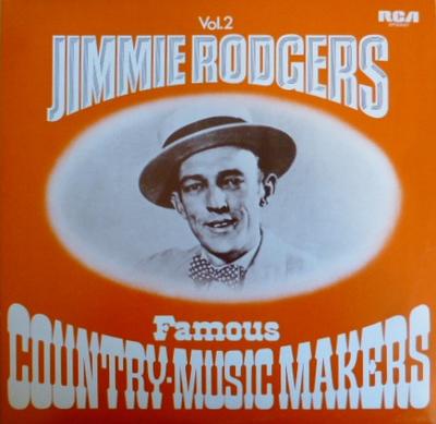 LP Record JIMMIE RODGERS - Famous Country Music Makers - Jimmi DPM2047 RCA Victor 1973 UK Folk Used