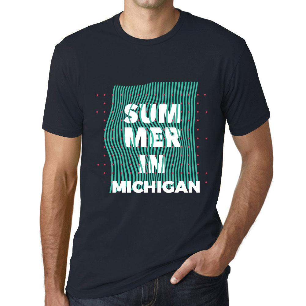 ULTRABASIC - Homme Graphique  Summer In MICHIGAN