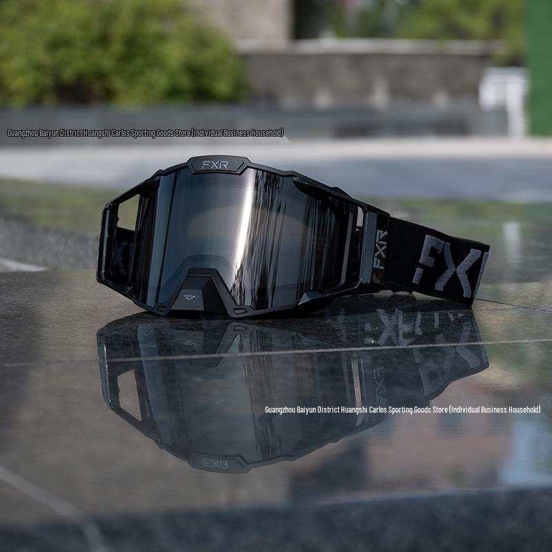 FXR Double-Layer Anti-Fog Goggles for Motorcycle, Off-Road, Mountain Biking & Skiing