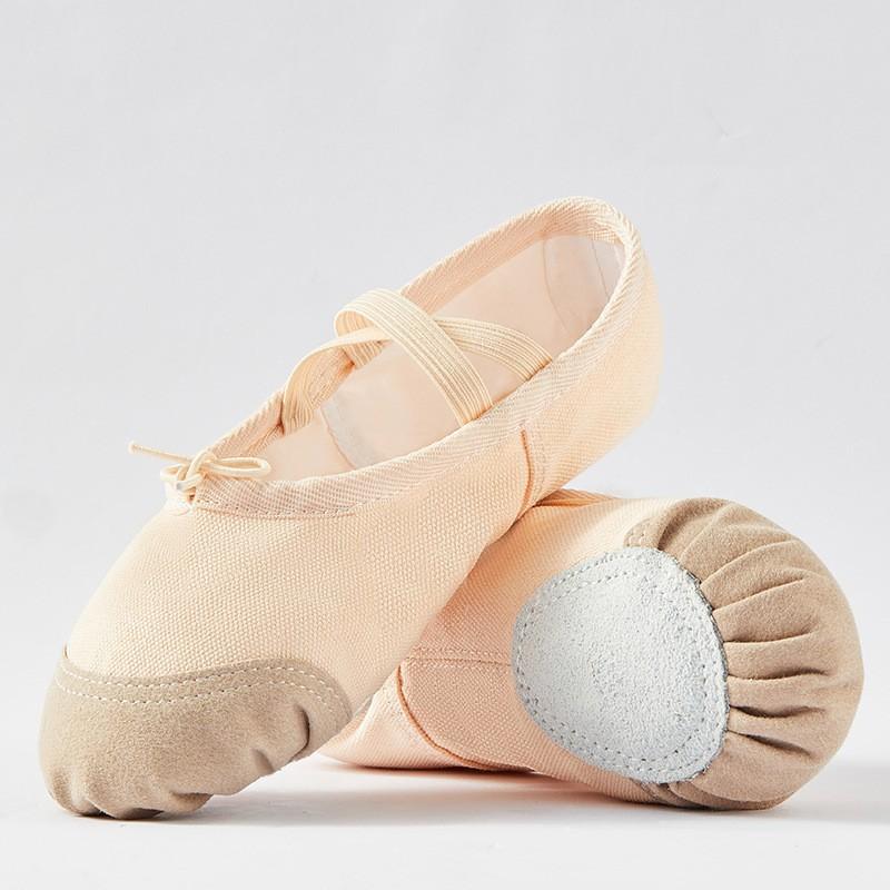 

Kids Ballet Shoes Girls PU Leather Soft Split Sole Professional Dance Training Slippers Non-Slip 40