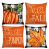 Halloween Pumpkin Skeleton Pillow Festival Home Party Decoration Living Room Sofa Cushion Bedroom Bedside Pillow Cover