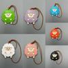 Cute Cartoon PU Leather Lamb Keychain Animal Key Ring Portable Bag Hanging Charm for Backpack Handbag Valentine Gifts