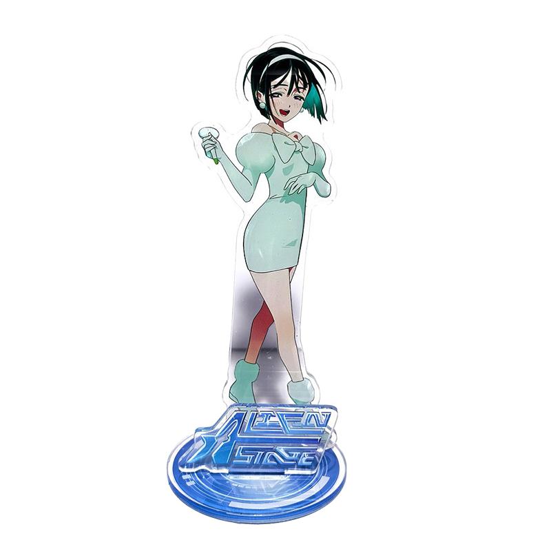 Anime Alien Stage Ivan & Till Gift Toy Figures Acrylic Stand Model Action Figure Ornament Accessories Models Desktop Ornaments