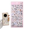 Self-adhesive 3D Stickers Fun Animal Theme Resin Decals PVC Sticking Cute Laptop Sticker For Kids Fridge Planner Home Car Bottle