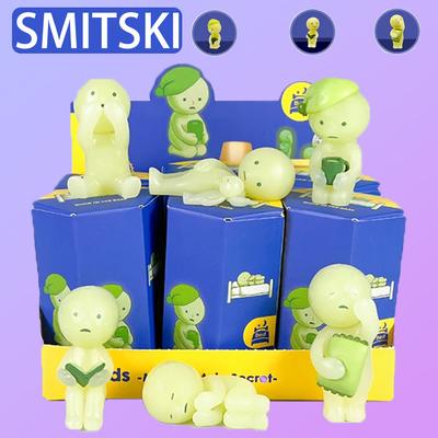 S.Smiski Home Niedliche Ruhe-Serie 6-teiliges Set Blind Box Zum Anschauen Beliebteste Actionfiguren Träume Dekoration Valentinstagsgeschenke