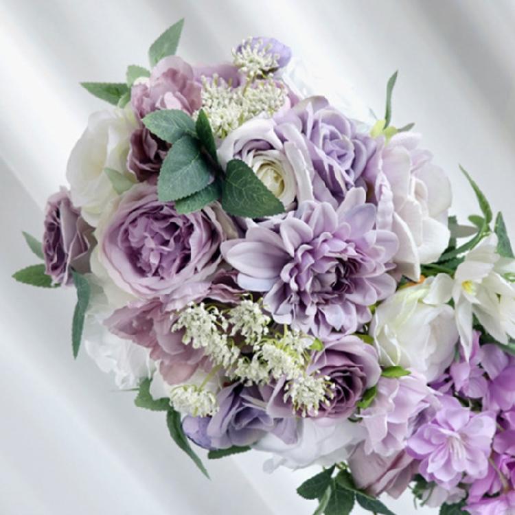 Unique Water Drop Flower Handheld Bride Flower Arrangement for Wedding Ceremony