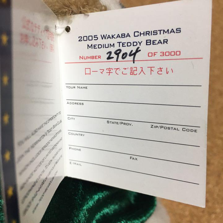 [USED] Christmas Teddy Bear