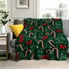 Xmas Delights Flannel Blanket Warm Soft Halloween Christmas Couch Warm Cozy Decorative Decor Gift for All Season