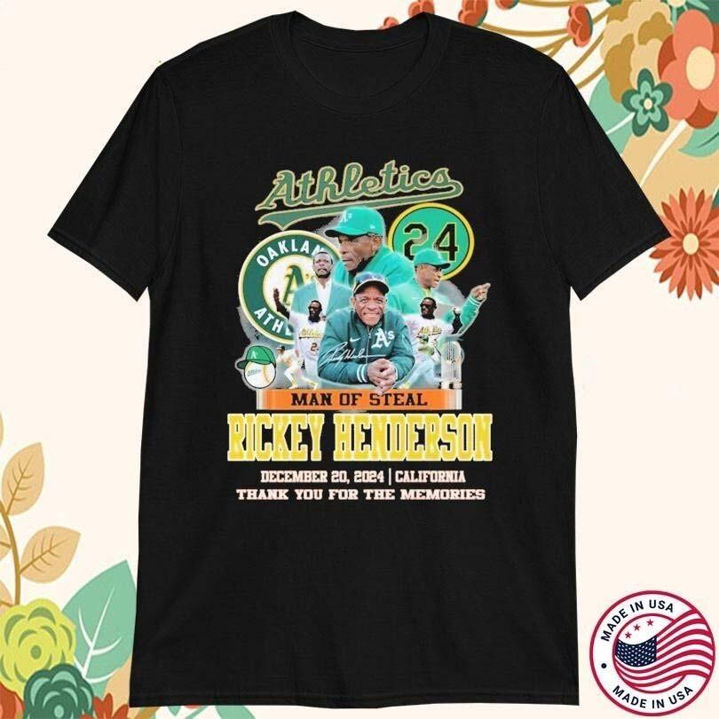 Rickey Henderson Man Of Steal Thank You For The Memories Unisex T-Shirt