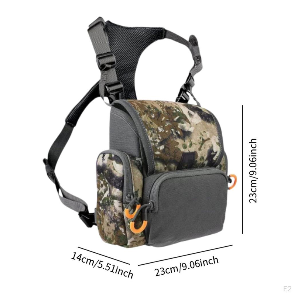 Fernglas Brusttasche Trageetui Verstellbar Wasserdicht Großes Fassungsvermögen Stoßfest Tragbar Handheld