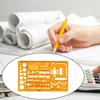 Architectural Templates Stencil Drafting Tools Ruler Building House
