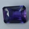 7 Ct Natural Beautiful Purple Alexandrite Emerald Shape Certified Loose Gemstone
