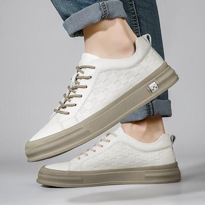 Men's Casual Board Shoes High Quality Genuine Leather Style Office Party Outdoor Comfortable Daily Youth Sports Shoes Hot New