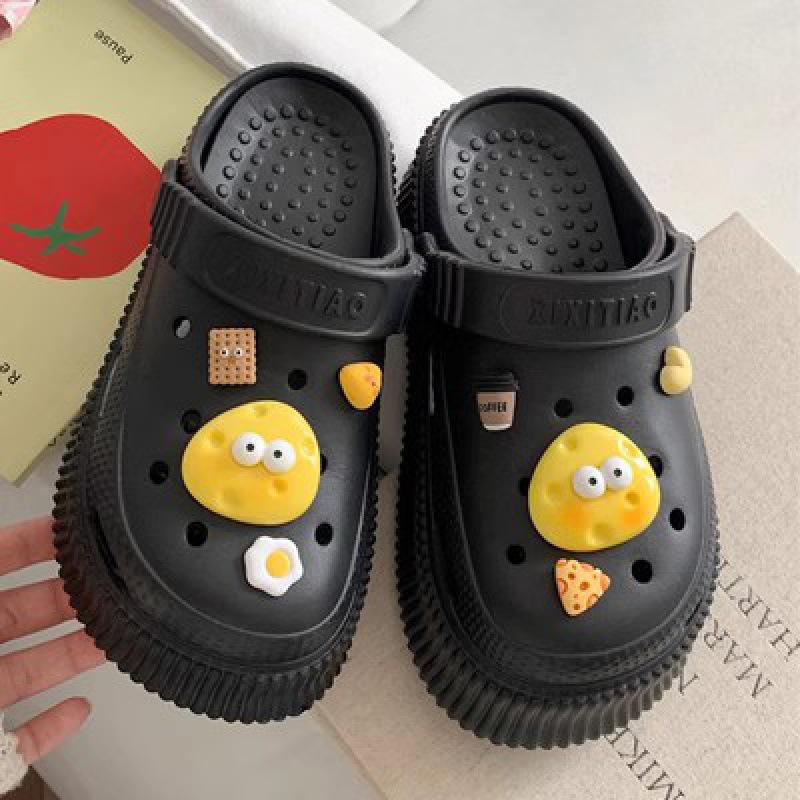 Women's Height-Boosting DIY Closed-Toe Platform Sandals