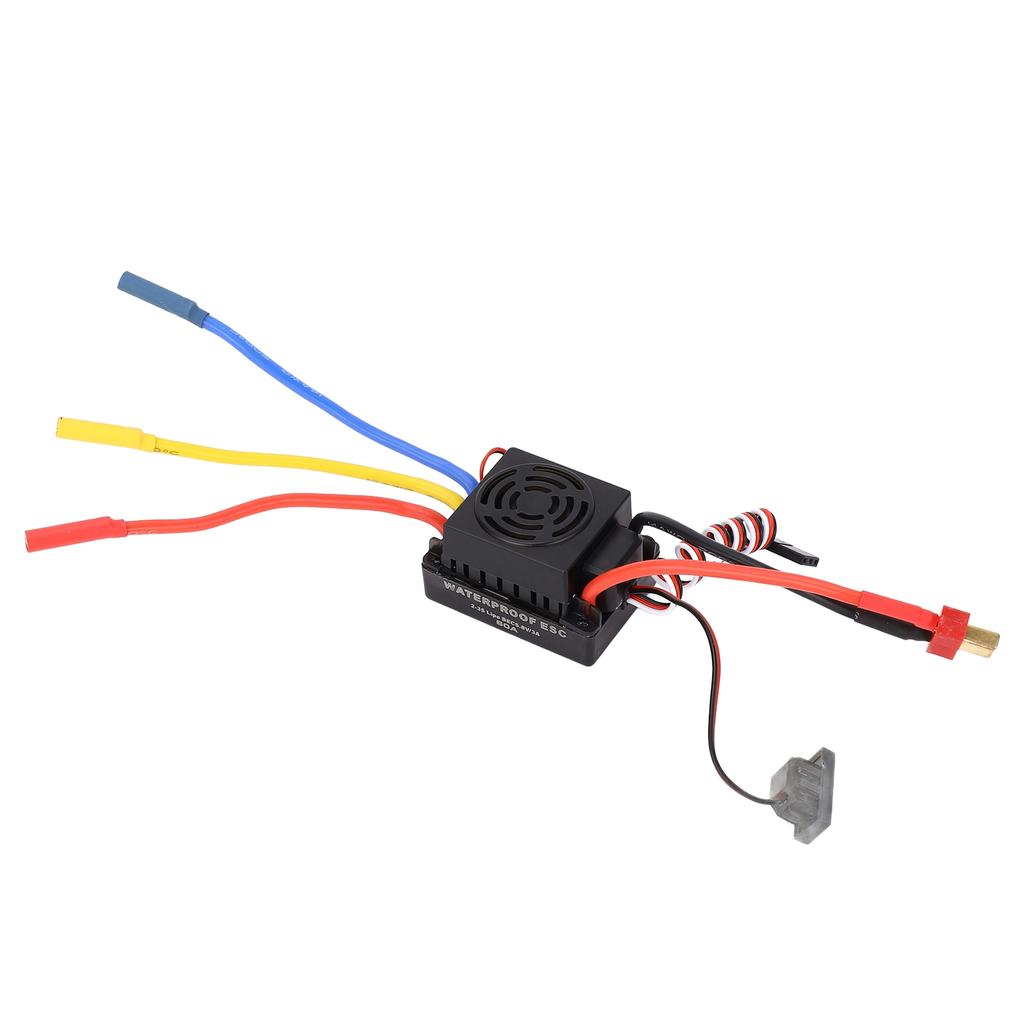 Brushless ESC for 110 RC Car 60A Electronic Speed Controller Noninductive Waterproof