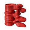 Porte-stylo Colonne Vertébrale Imprimé en 3D, Organisateur de Bureau Style Sombre, Support de Rangement pour Stylos Design Vertèbres Anatomiques pour Accessoires de Bureau Gothiques