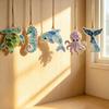 Sea Glass Suncatcher Ornament, Handmade Animal Ocean Sea Glass Acrylic Hanging Pendants, DIY Sea Glass Summer Hanging Ornament Decor, Valentine's Day
