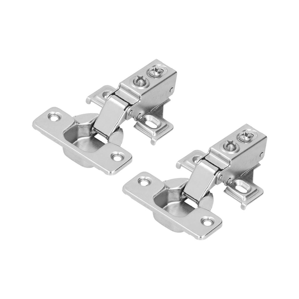 2Set Short Arm Door Hinge with Screws 90‑105 Degrees  American Hydraulic Damping Hinge for Cabinet Cupboard