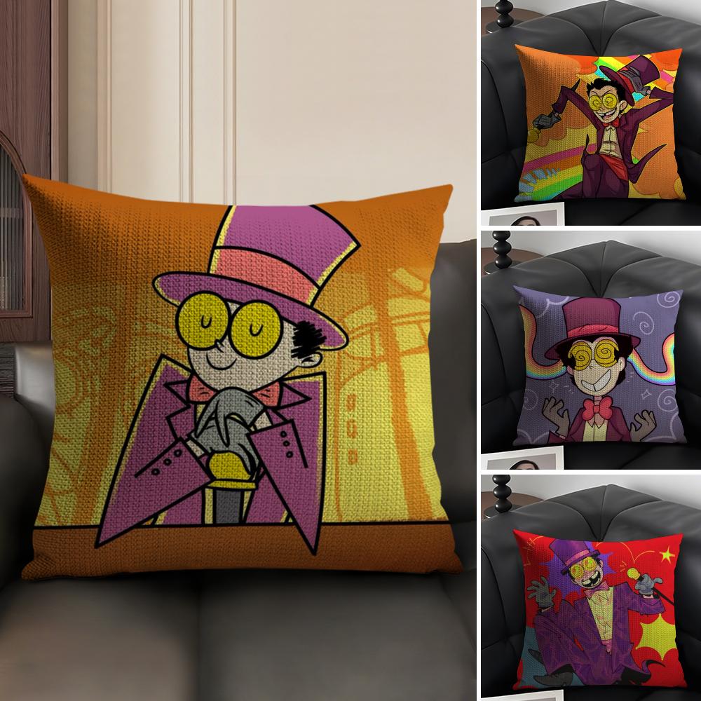 Cool Cartoon S-Superjail Pillow Case Pattern Printed Pillowcase For Living Room Sofa Cushion Cover & Bedroom Decor