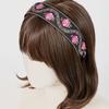 MAIA Pearl Flower Jacquard Hairband A - Minja-type Pink