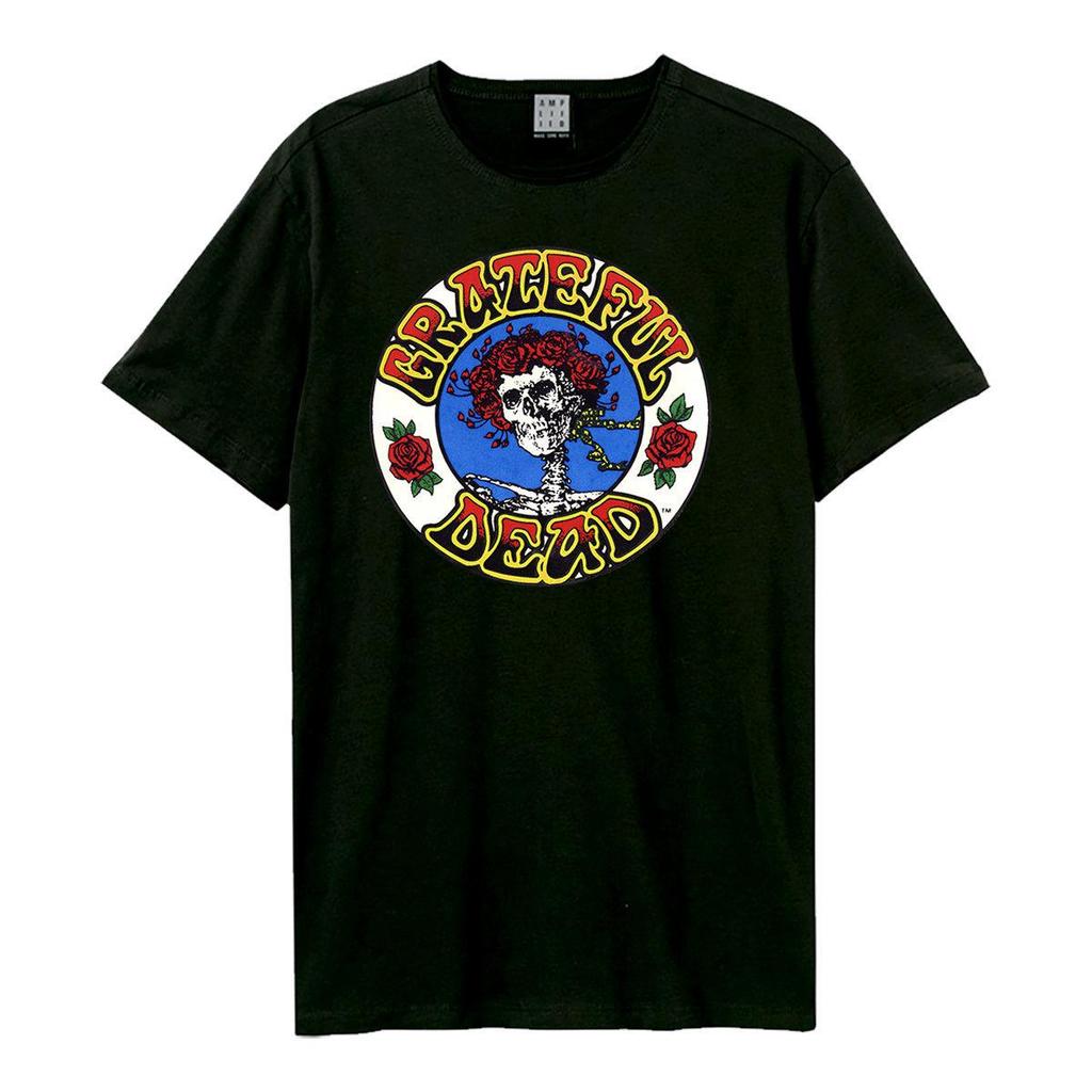 Amplified Unisex Adult Stealie Grateful Dead Logo T-Shirt