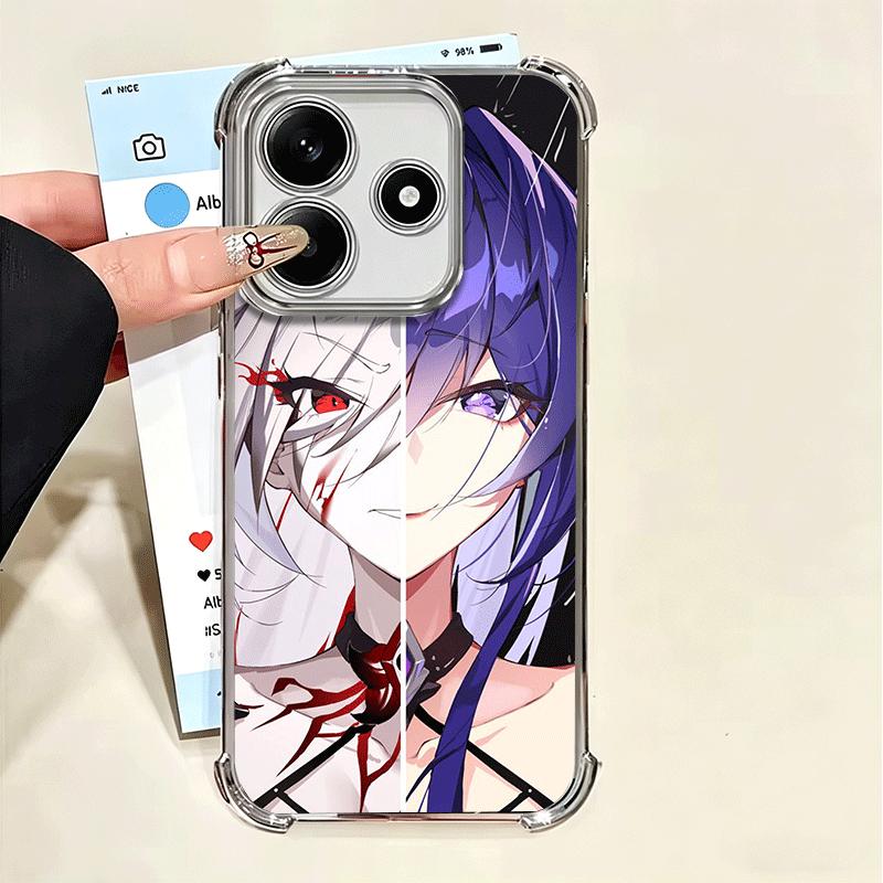 Honkai Star Rail Acheron Plating Phone Case For Xiaomi Poco X5 X6 X7 X8 Pro Max F8 Ultra F7 M8 M7 M5S Redmi 15C 15 14C 13C 13 X3