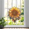 Colorful Sunflower Acrylic Window Hanger Suitable For Daily Home Decoration