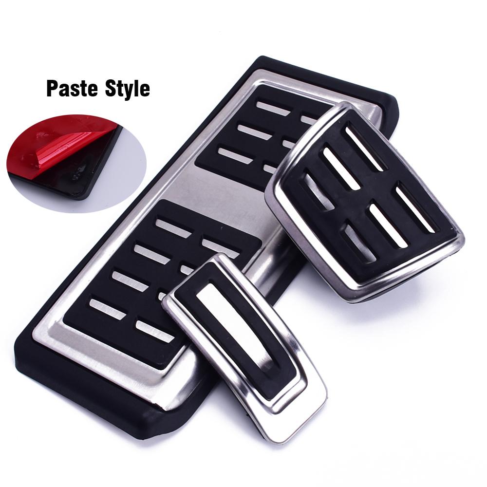 Edelstahl Pedalabdeckung Für VW T-Roc ROC Tiguan 2017 2018 2019 Autozubehör