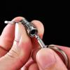 Small Titanium Key Rings Detachable Swivel Quick Release Keychain Mini Rotating Rings Buckle Key Holder for Car Keys