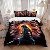 3pcs Samurai Dragon Bedding Set Soft Polyester Down Comforter Cover and Pillowcases, Suitable for All Seasons, Practical Gifts for the Home 0729096