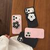 Simple Solid Color & Polka Dot Floral Magnetic Case for iPhone 17 Pro Max, 16, 15, 14 (Female)