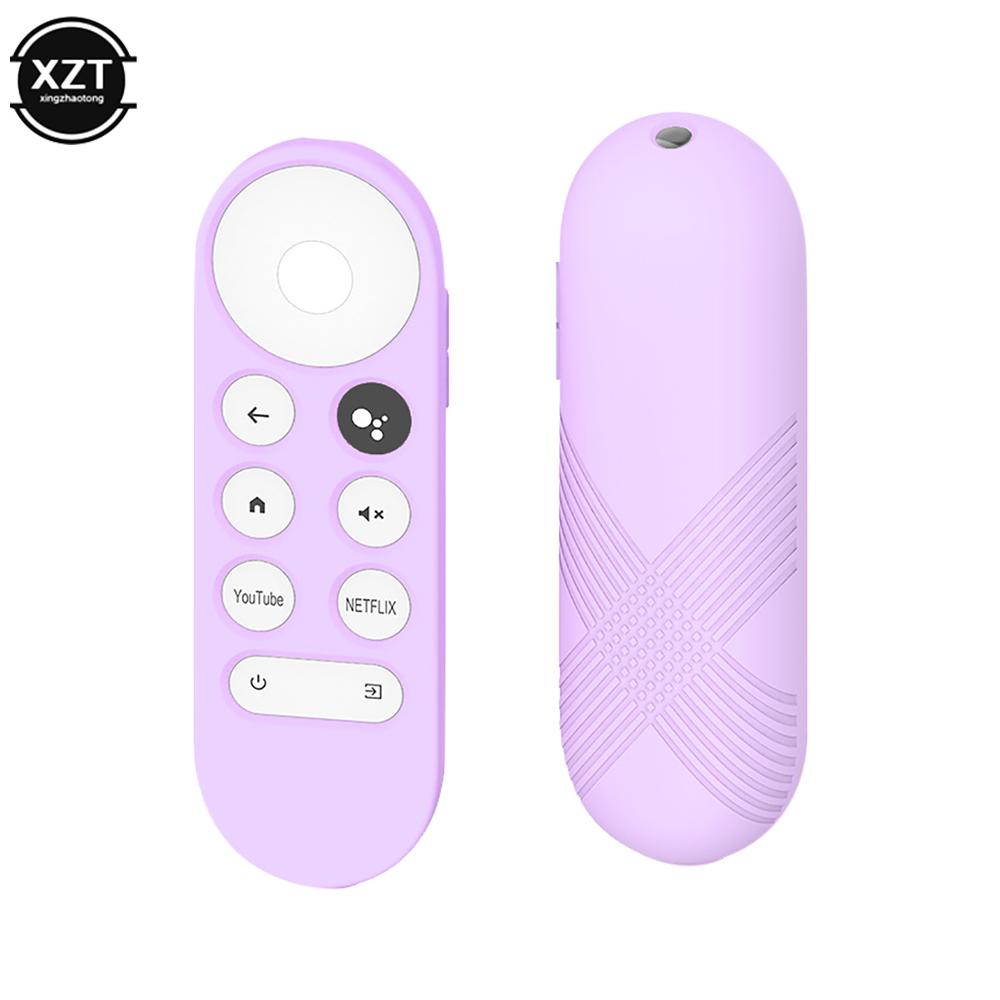 NEWEST Non-slip Soft Silicone Case For Chromecast Remote Control Protective Cover Shell for Google TV 2020 Voice Remote Control