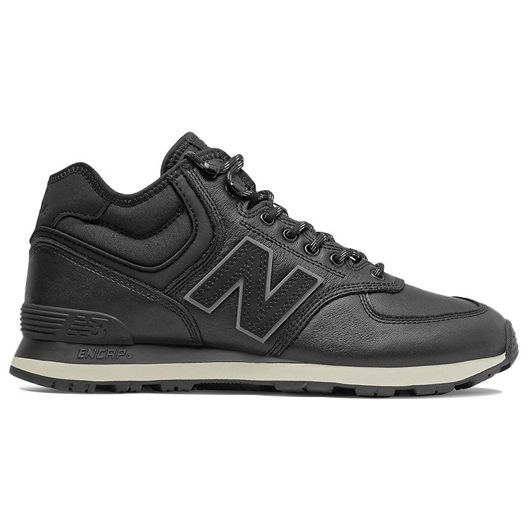 New Balance NB 574 Retro Sklisikre Slitesterke Mellomhøye Fritids Urbane Pendle Løpesko Unisex sneaker Svart MH574GX1