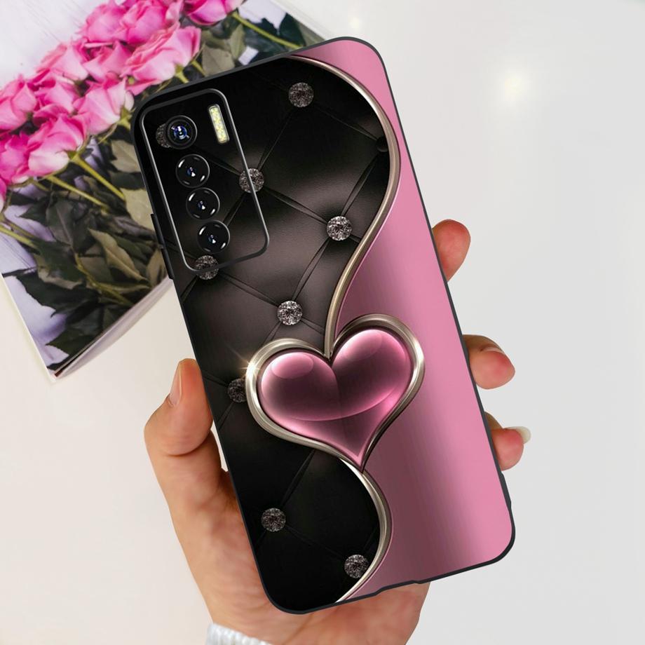 Étui pour Tecno Camon 17 P Housse de Téléphone CG7 CG7n Silicone Souple Funda Pare-chocs pour Camon 17 PRO Camon17 Étuis Coque Transparente Nouvelle Mode