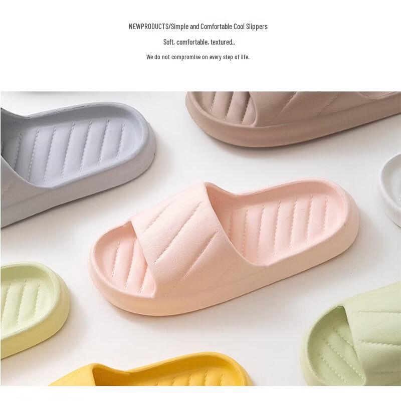 Breathable Wear-Resistant Home Slippers - 3-Pair Pack (Random Color)