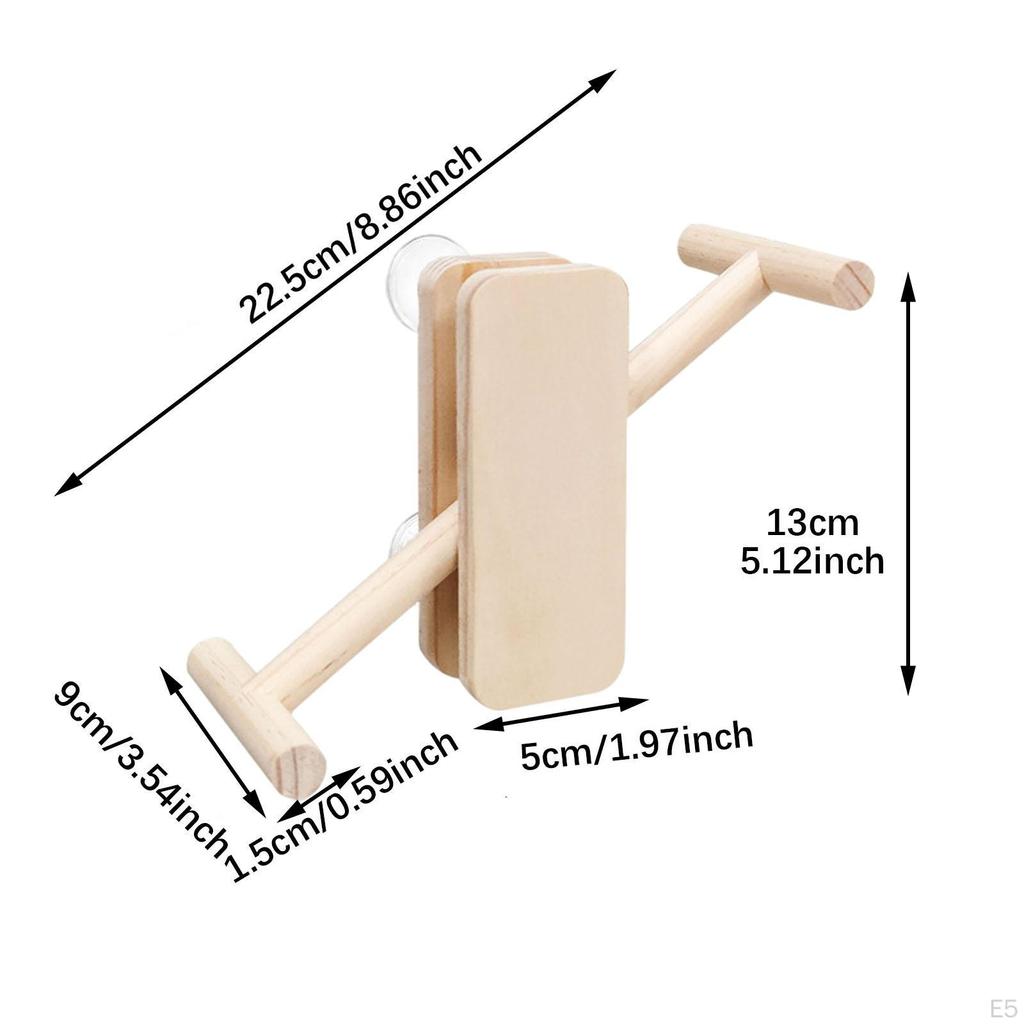 Set de joacă interactiv cu suport de biban pentru păsări pentru papagali mici