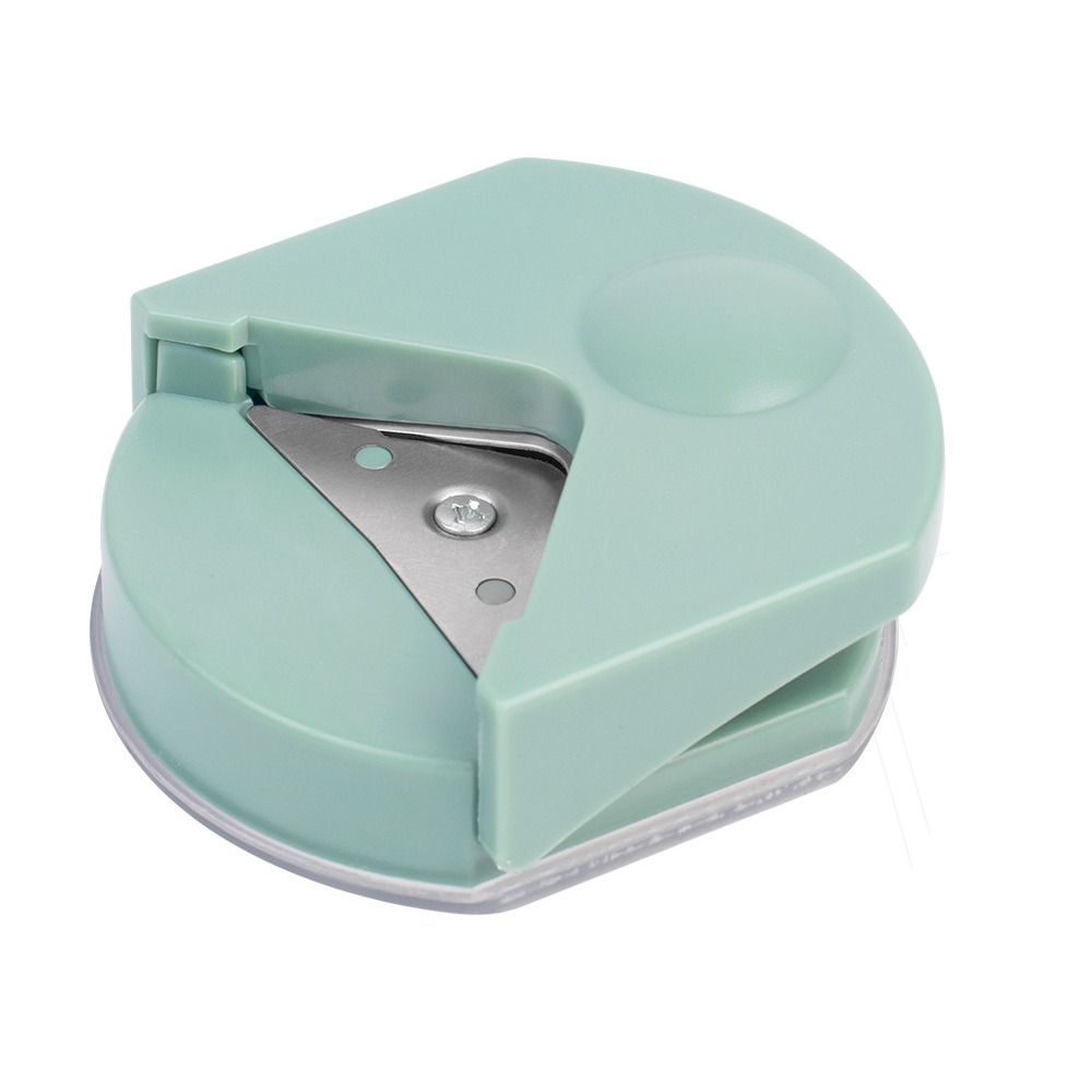 

Триммер DIY Craft Филейный резак R4 Закруглитель углов Закруглитель углов Дырокол для бумаги Резак для карточек и фотографий зелёный